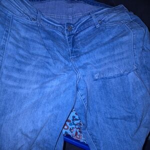 Torrid Distressed Denim Boyfriend Jeans